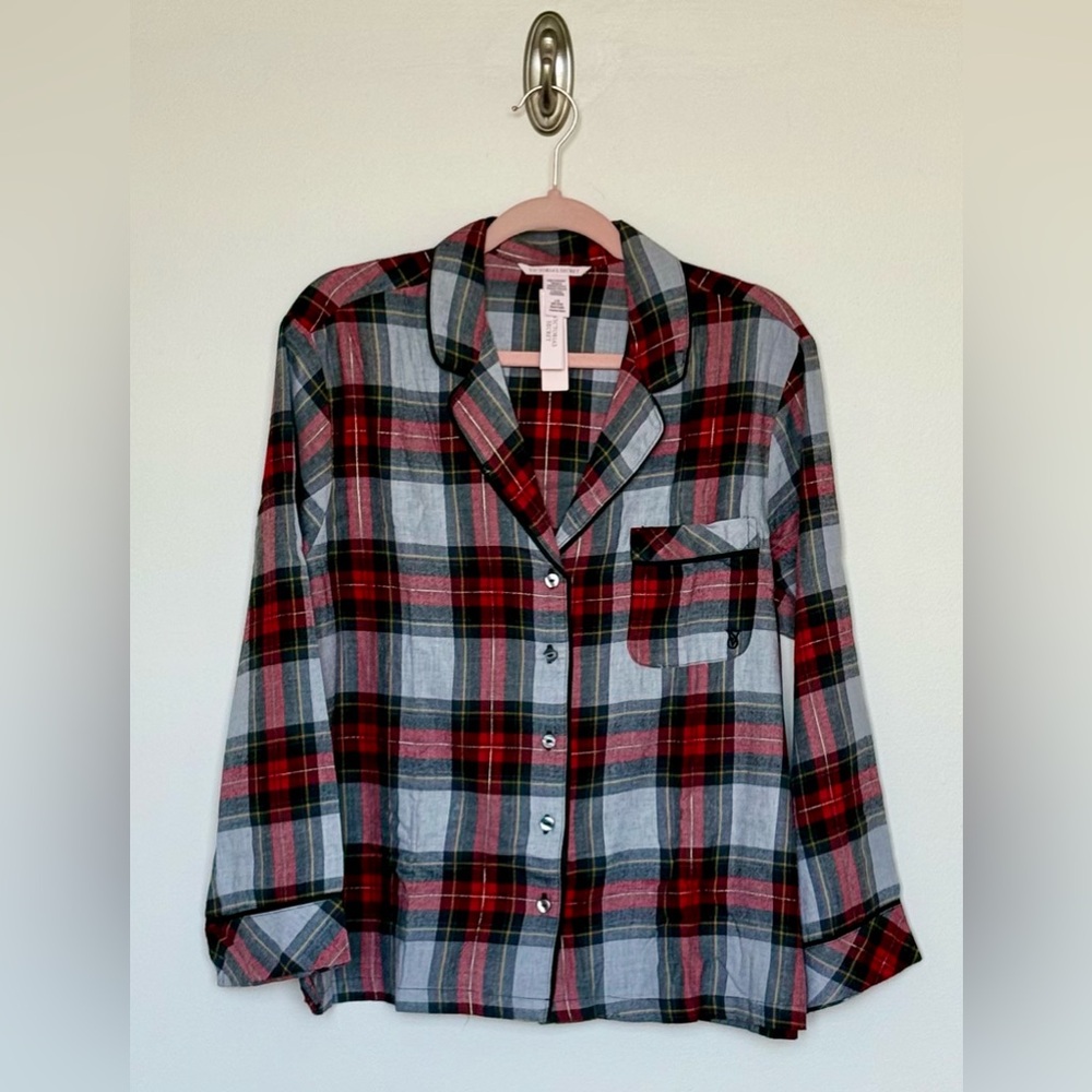 Victoria’s Secret Plaid Pajama Top